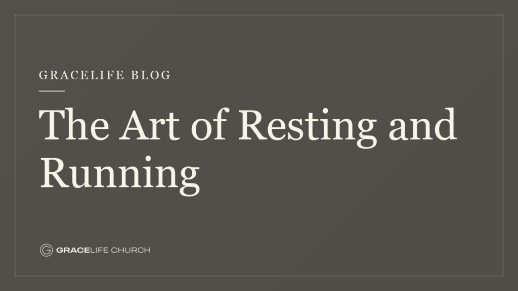 The Art of Resting and Running