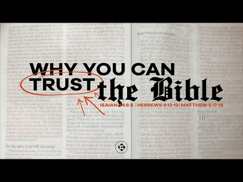 Why You Can Trust the Bible